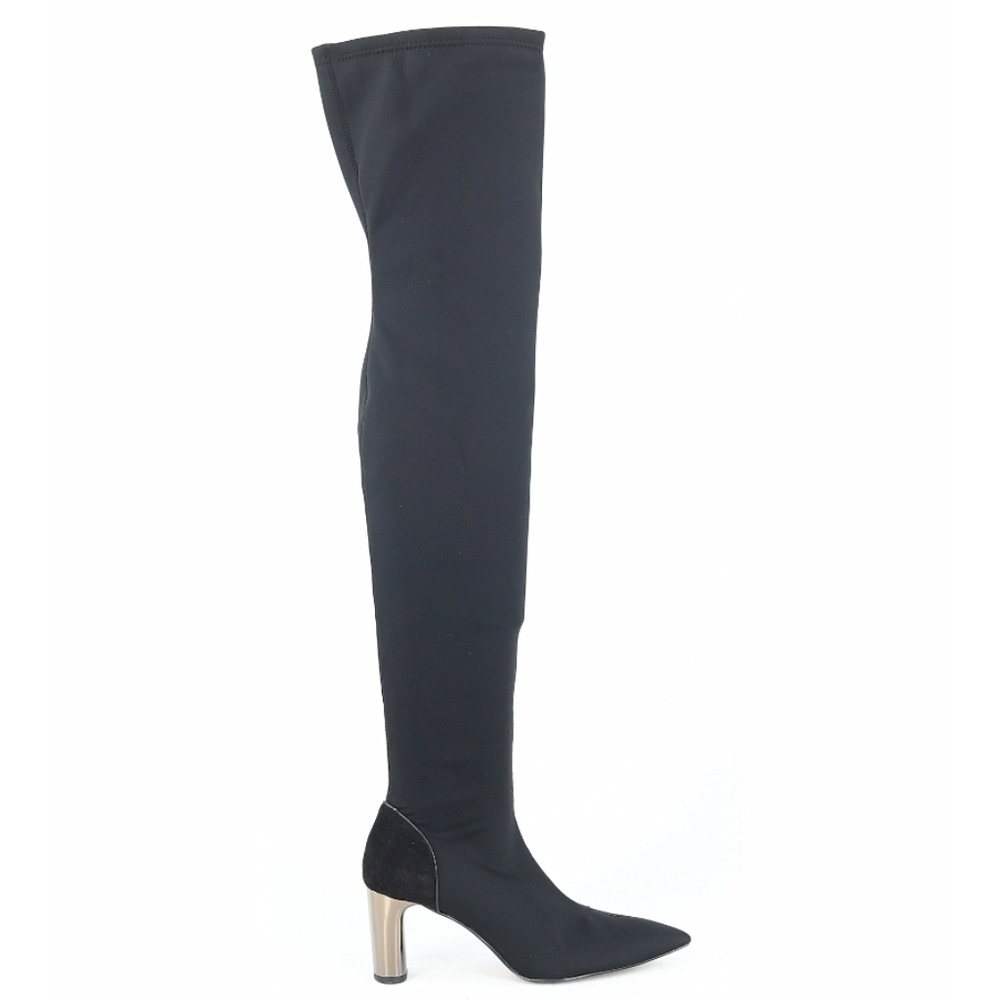 Zara Sleek Black Over-the-Knee Boots